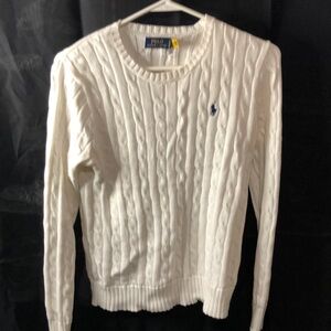 Ralph. Lauren polo cable, knit sweater.